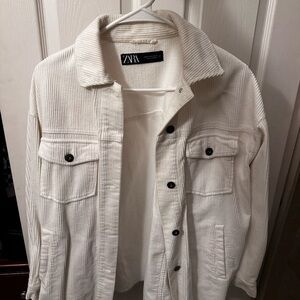Zara Cream Corduroy Jacket